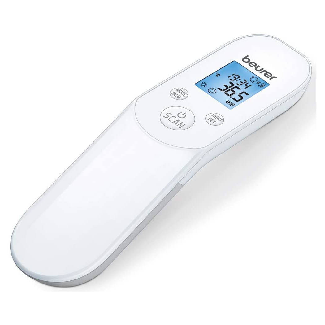BEURER Thermometer FT 85 kontaktlos Infrarot Alarm Stirn- Obejekt- Raummessung