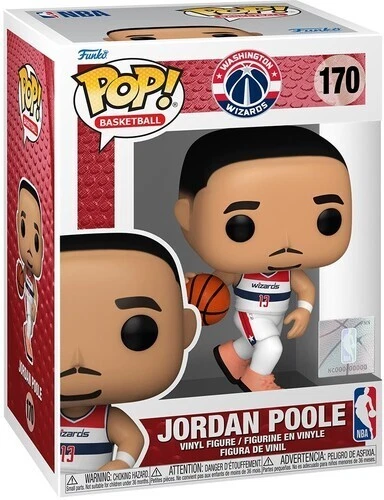 Funko Pop! NBA Washington Wizards - Jordan Poole Figure 170 + Protector