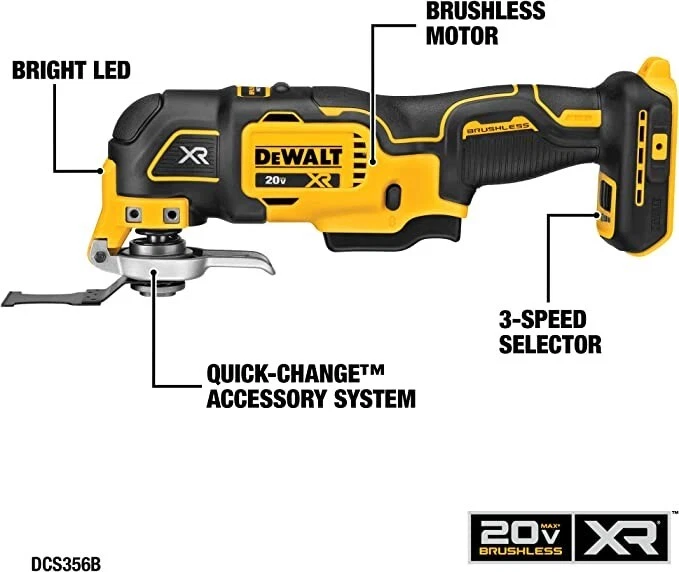 DEWALT DCK551D1M1 20V Cordless 5 Tool Combo Kit - Image 2 of 4