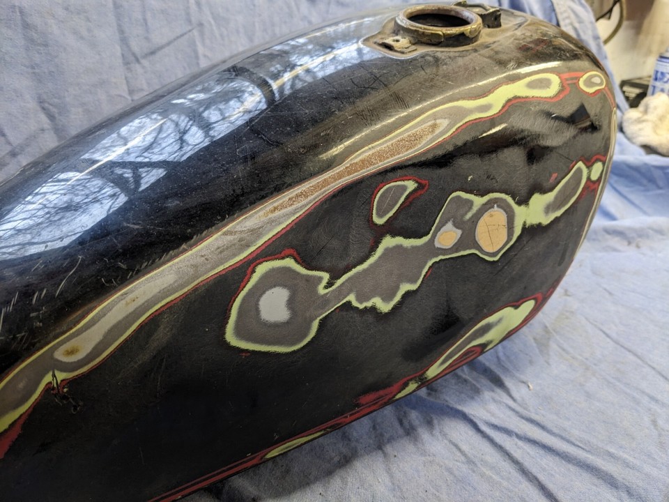 YAMAHA Gas Fuel Tank XS650 SE/SF/SG XS 650 SPECIAL 1978 1979 1980 Dented eBay