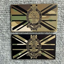 Union Jack Flag IR Style PWRR Multicam Morale Patch, Princess Wale's Royal Rgt.
