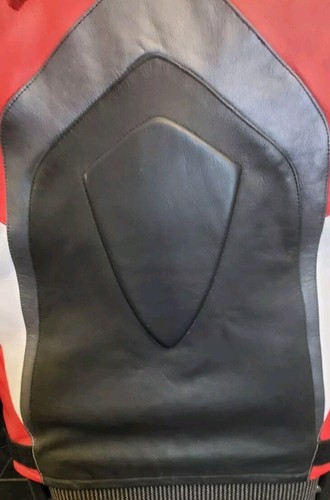 IXON Air Leather Sports Motorcycle Jacket Size Medium Black White Red Heavyduty - Picture 9 of 21