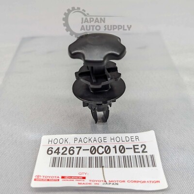 GENUINE TOYOTA SEQUOIA TUNDRA DARK BROWN PACKAGE HOLDER NET HOOK 64267-0C010-E2