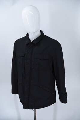 Armani Collezioni Water Repellent Packable Zip Jacket Utility
