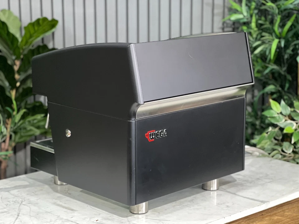 WEGA ATLAS КОМПАКТНЫЙ EVD 2 ГРУППЫ ЭСПРЕССО КОФЕМАШИНА ЧЕРНАЯ ТЕЛЕЖКА КОММЕРЧЕСКИЙ БАР - Изображение 4 из 4
