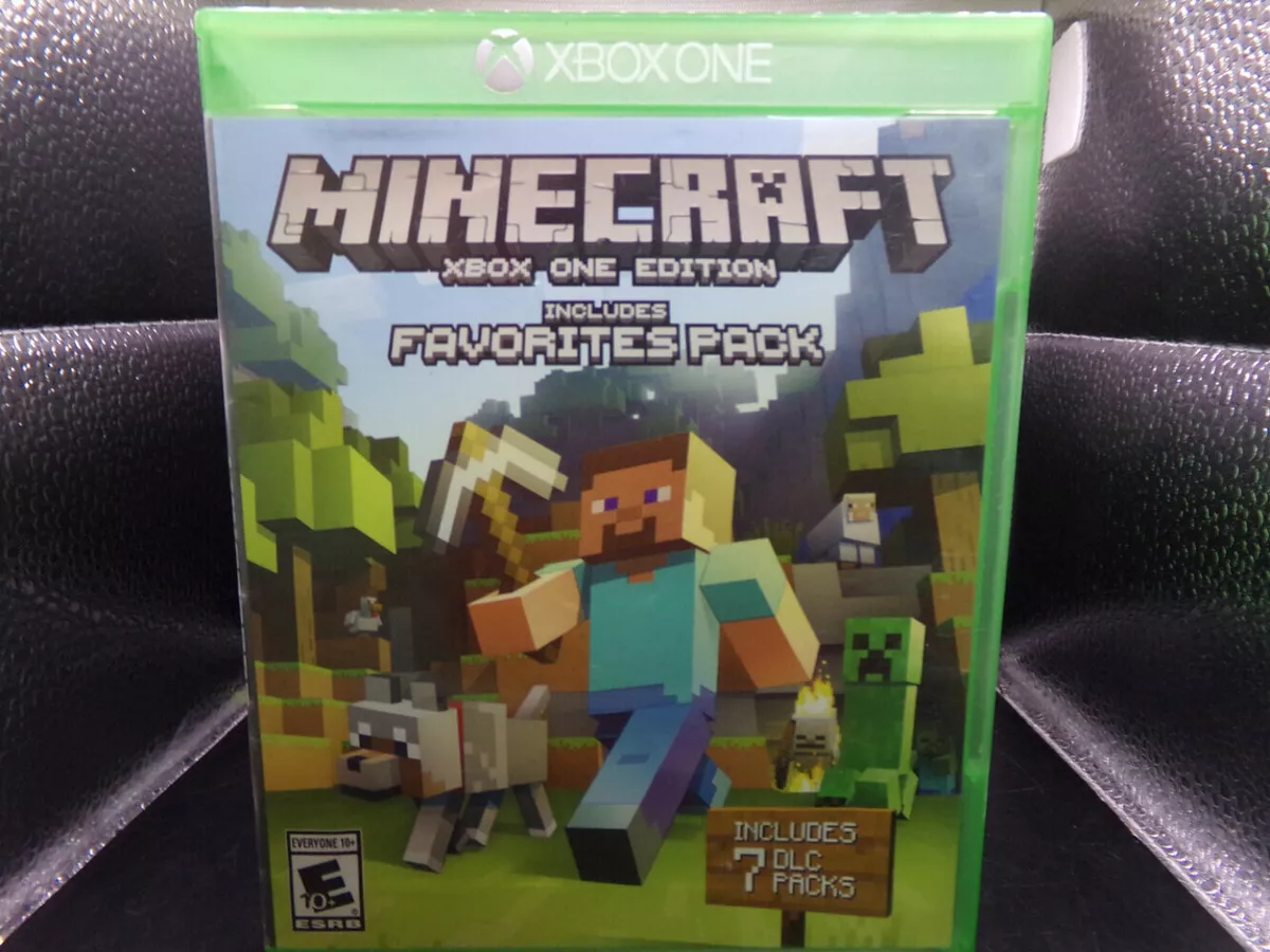 Minecraft Xbox One Edition Includes Favorites Pack Xbox One Used