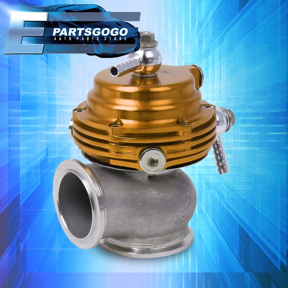 35mm 38mm Gold Silver Boost Manifold Compact V-Band Compact External Waste Gate Foto 4 de 4