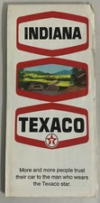 Vintage 1965 Texaco “Indiana” Road Map