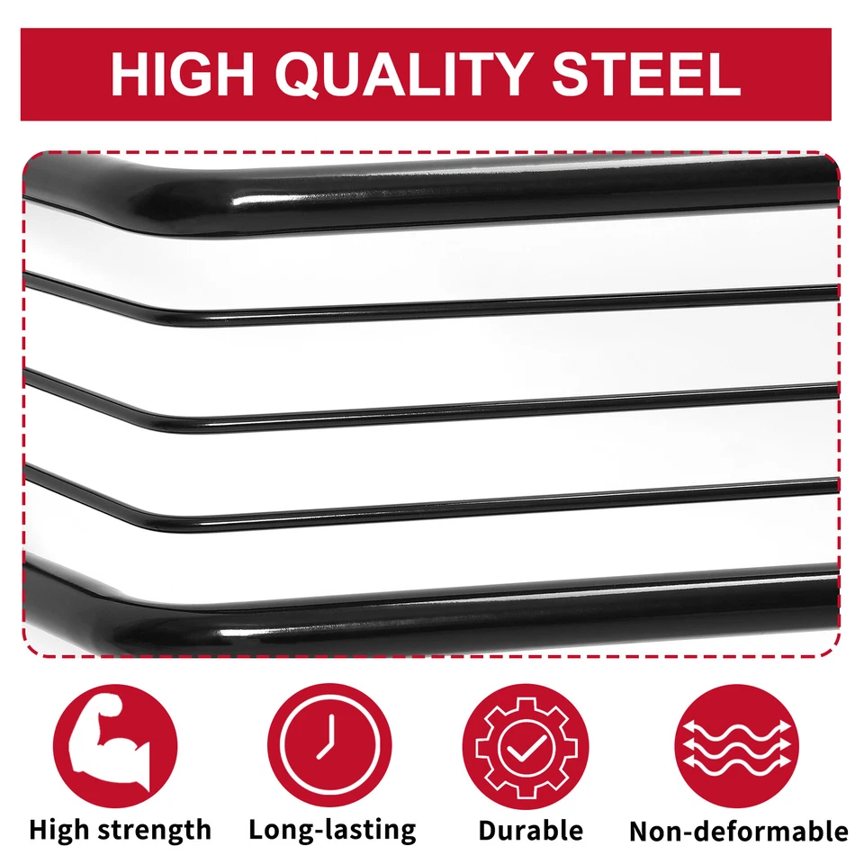 For 2006-2010 Ford Explorer Black Bumper Grille Brush Guard 4DR Powder coated Foto 3 de 4