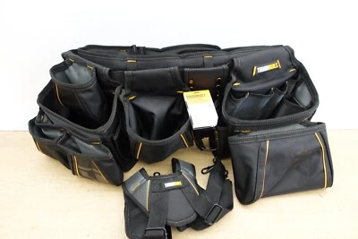 TOUGHBUILT TB 301 6 6PC PRO FRAMER SUSPENSION RIG TOOL BELT POUCH SET