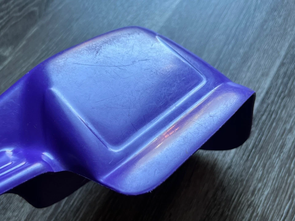 Protector de manillar lateral de acelerador universal vintage RARO PÚRPURA de UFO Plast Foto 3 de 4