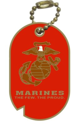 Pack of 24 USM.C. Marines Dog Tag Bike Motorcycle Hat Cap Lapel Pin HP6079