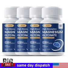 Magnesium Glycinate 1330MG High Absorption,Improved Sleep,Stress& Anxiety Relief