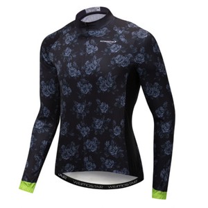 Men/'s New Cycling Jersey Breathable Tight Bike Clothing Bicycle Long Sleeve Tops