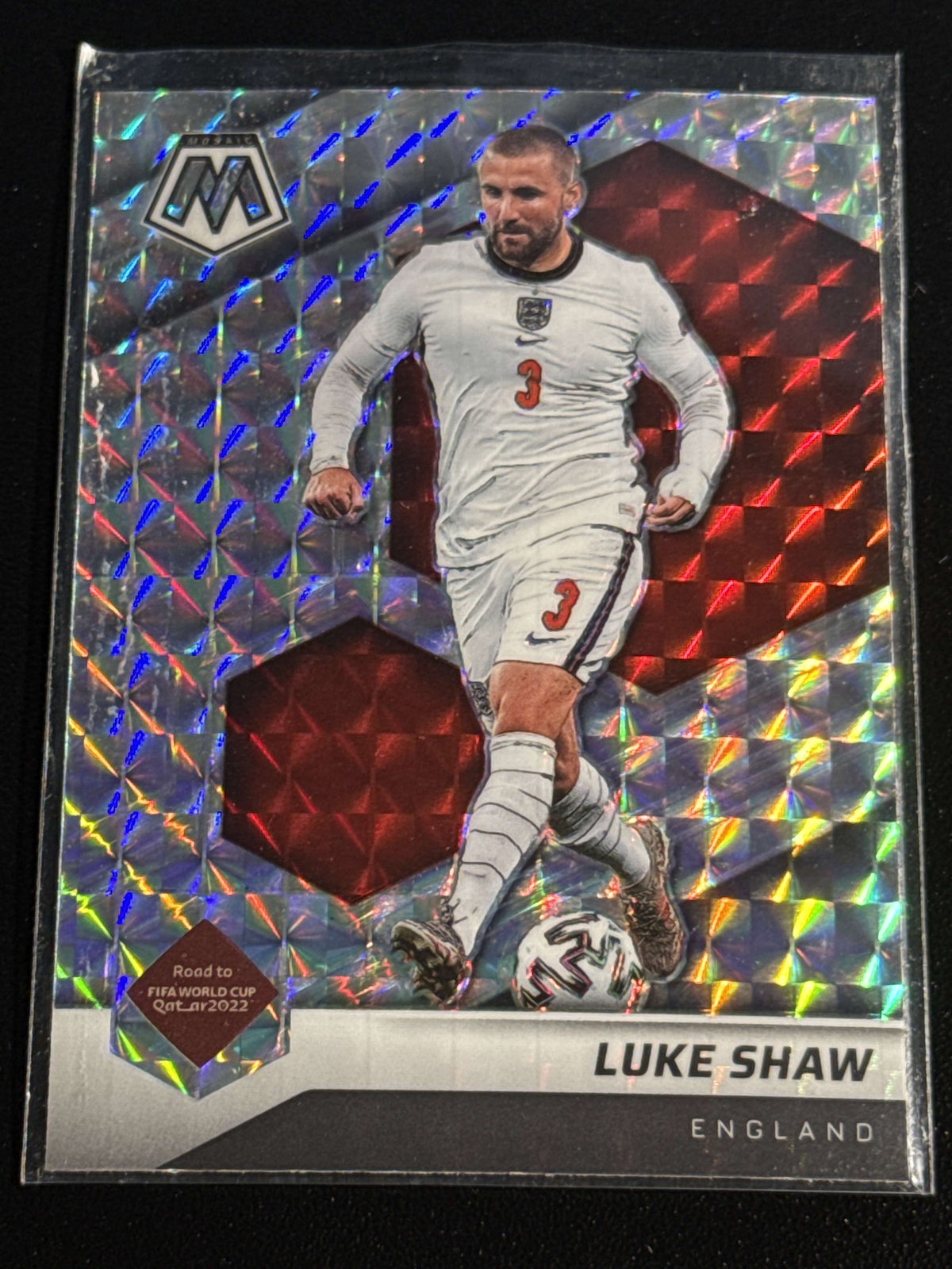 2021-22 Panini Mosaic World Cup #35 Harry Kane Silver Mosaic England