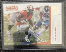 2019 Panini Contenders Draft Class Cracked Ice Justice Hill RC /23 OSU RAVENS