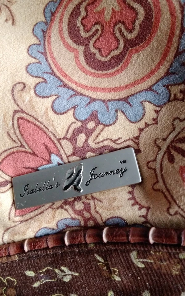 Isabella's Journey Bolso Grande Boho Bolso Floral EXCELENTE ESTADO Foto 3 de 4