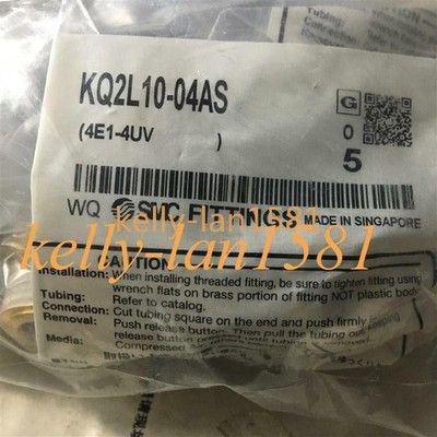 5pc New SMC pneumatic connector KQ2L10-04AS #ff