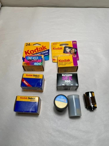 8 ROLLS 35mm FILM LOT UNUSED EXPIRED - KODAK & More - product listing photo