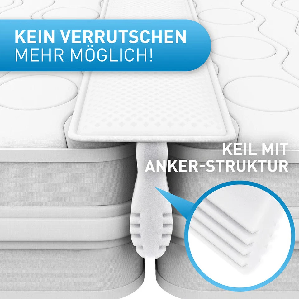 Matratzenbrücke 200x18 Matratzenkeil Liebesbrücke Ritzenfüller Doppelbettbrücke - Bild 4 von 4