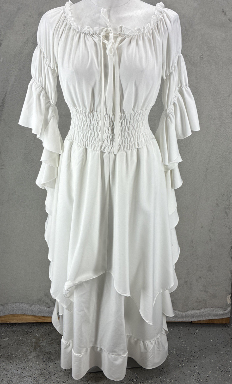 Milkmaid  Dress Bohemia Renaissance Gothic Costume Victorian Fairy Medieval