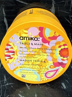 Amika TRIPLE Rx MASK Sea Buckthorn Berry (Obliphica)8.5oz ORIGINAL FORMULA