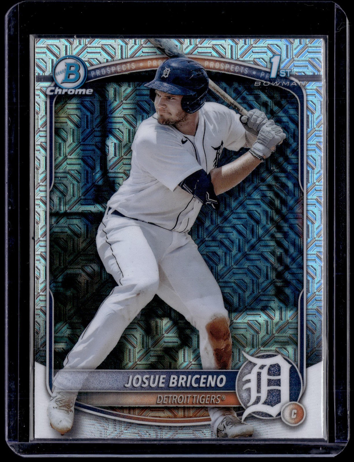 2025 Bowman #BCP-13 Josue Briceno Chrome Prospects Mojo Refractor