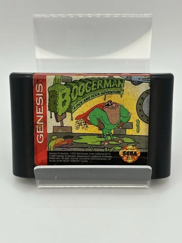 Boogerman A Pick And Flick Adventure Sega Genesis Authentic US Version - Tested