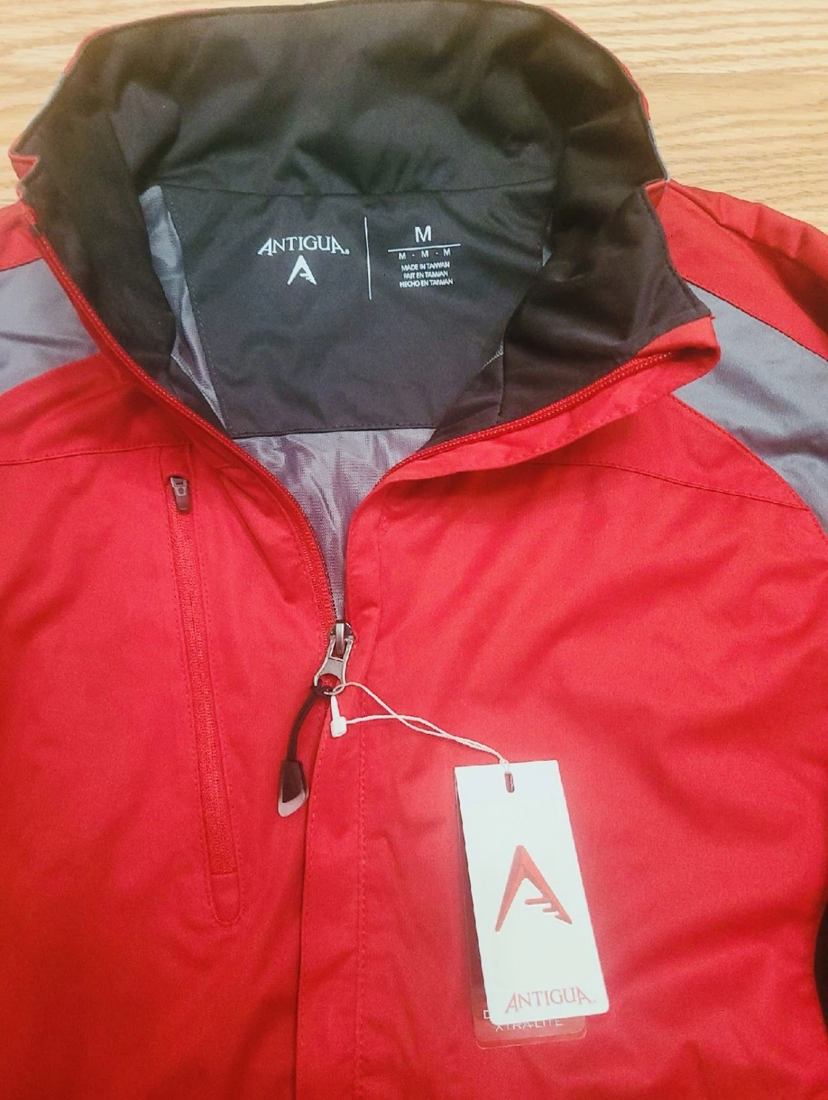 Antigua Men's Tempest Full Zip Golf Sports Jacket Size M NWT image 2
