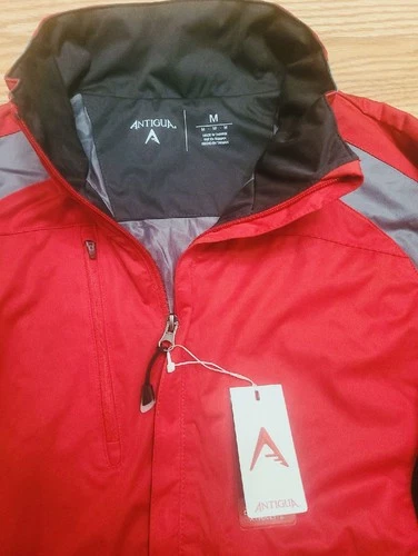 Antigua Men's Tempest Full Zip Golf Sports Jacket Size M NWT image 2