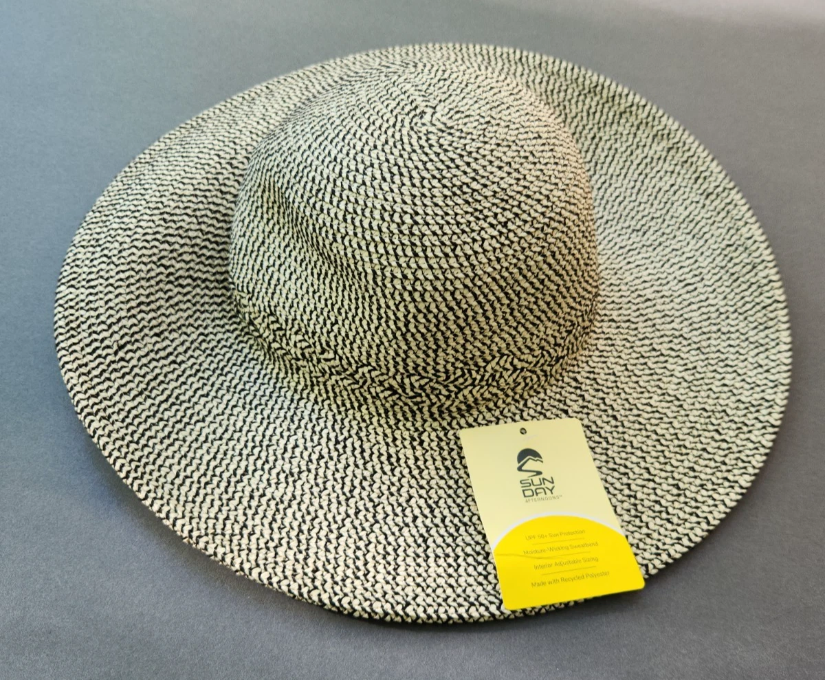 Womens Hat Sun Day Afternoons Foldable Wide Brim Sun Hat