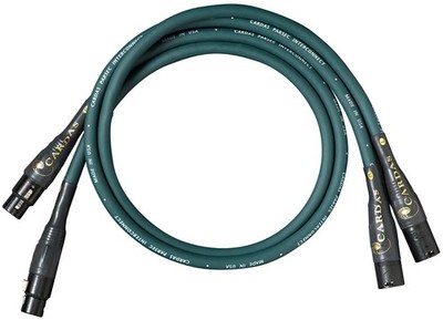 CARDAS Audio PARSEC INTERCONNECT Cable Cord with XLR Connectors Plugs Jack, 1M