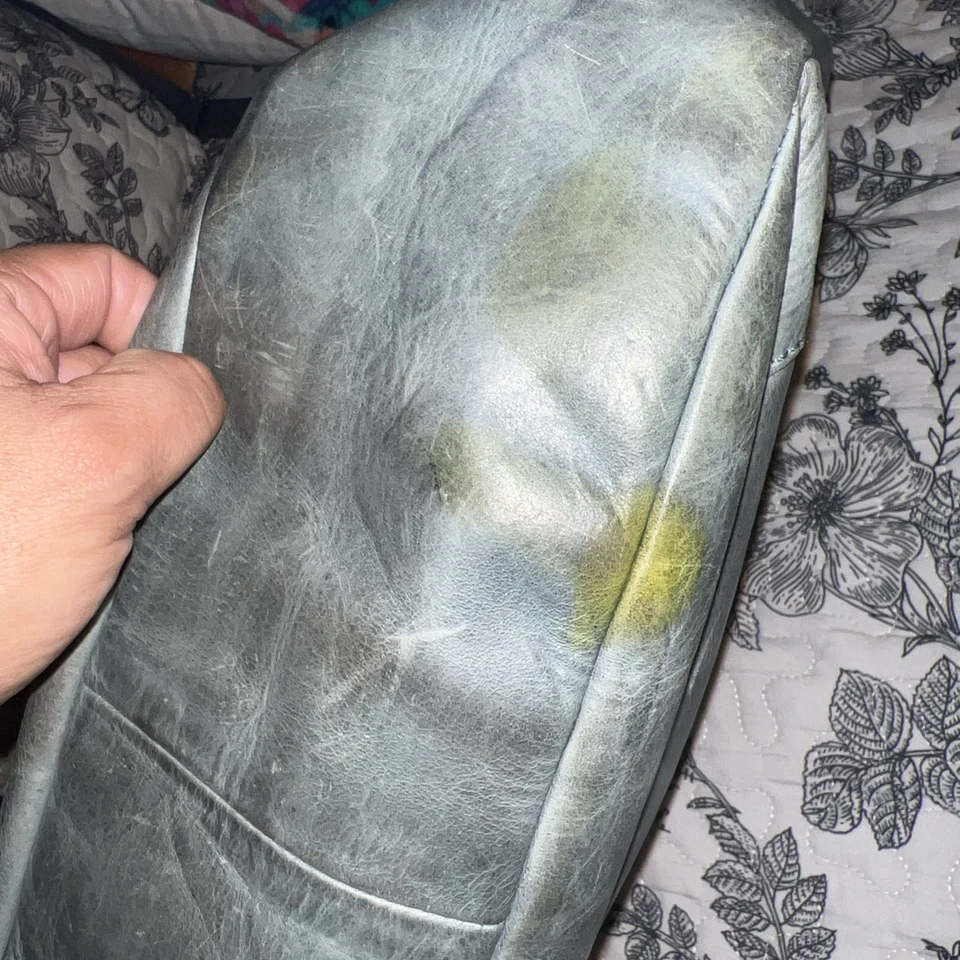 Cartera de mano de cuero lavado verde Frye Melissa HOBO Foto 4 de 4