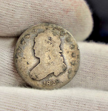 1828 US Bust Silver Quarter 25c AG/G