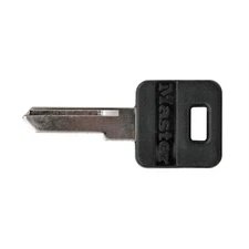 Master Lock Key Blank Cylinder Blue Nkl Platd BRS Boxed