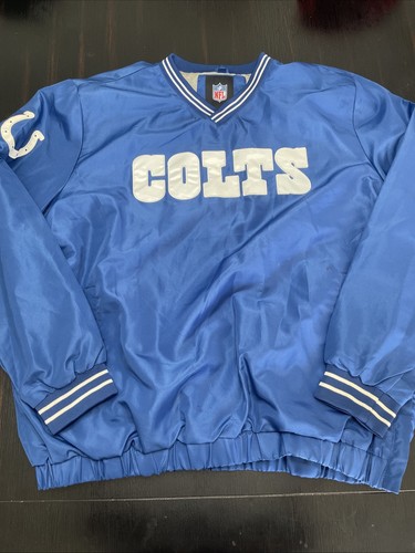 Size XX-large NFL Indianapolis Colts Side Zipper Pull Over Sweater - Picture 1 of 10