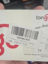 Din Rail 3 Phase Voltage Relay 300V Voltmeter Ammeter Monitor Protector Industri