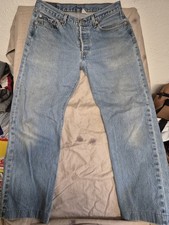 Vintage Levis Jeans Mens 35x36 Fits 34x35 501 XX Shrink To Fit 90s Made in USA