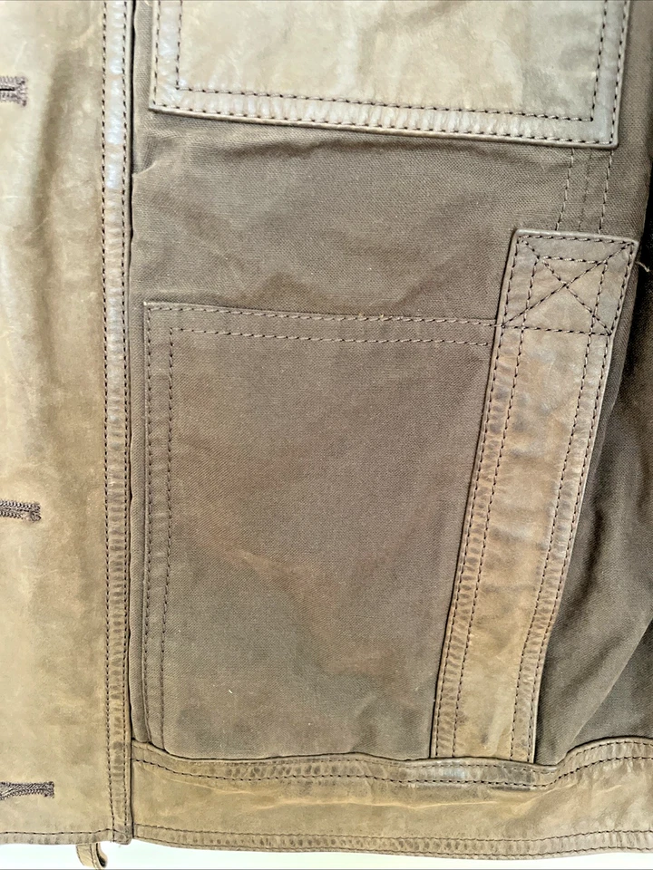 Abrigo/chaqueta de caza Timberland Weathergear de lona para hombre marrón, talla (M) Foto 4 de 4