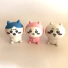 Chiikawa Lot of 3 Figures – Hachiware, Chiikawa & Pajama Chiikawa – Approx. 1.38