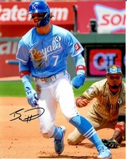 Bobby Witt Jr Kansas City Royals SS 3rd Base MLB Signed 8X10 Photograph TTM COA