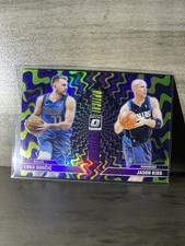 2024-25 Panini Optic Optical Illusions Prizm Luka Dončić Jason Kidd #1 Mavericks