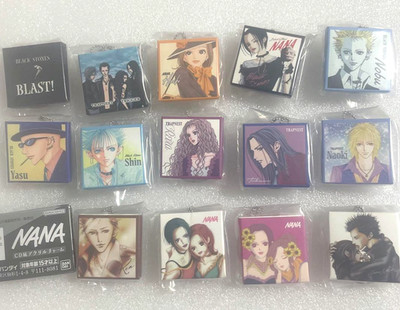 NANA by Ai Yazawa CD-Style Acrylic Charm set of 14 Gashapon Capsule Toys New JP