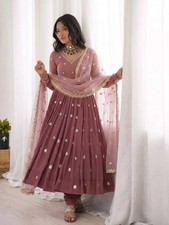 Indian Designer Faux Georgette Salwar Kameez With Dupatta For Wedding Wear