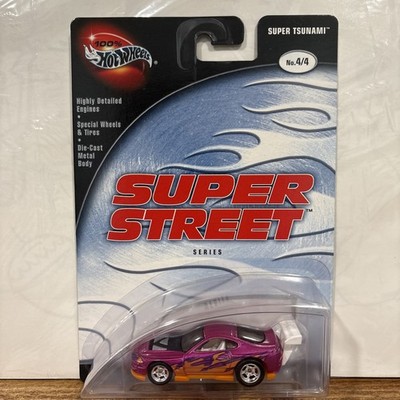 Hot Wheels 100% Super Street Series 4/4 SUPER TSUNAMI Purple w/Real Riders