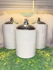 Temp-Tations Bee-Lieve Set of 3 Ceramic Honey...