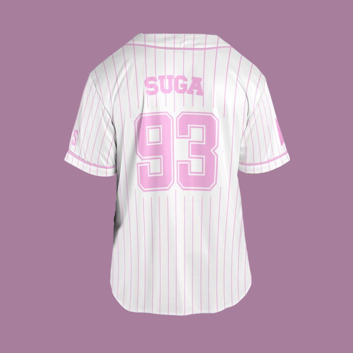 BTS Pink Jersey Army Merch Fanmade Shirt Arirang Concert Outfit