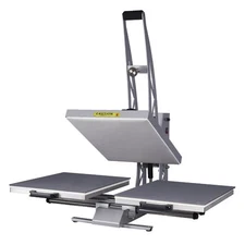 KILO 24x16" T-shirt Heat Press Machine Auto Open Dual Platen 110V 2000W