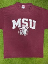 90s Mississippi State Bulldogs - Vintage College T-Shirt Large 
