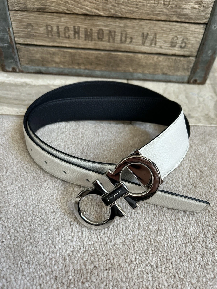 Salvatore Ferragamo White Belts for Men for sale | eBay display picture 2